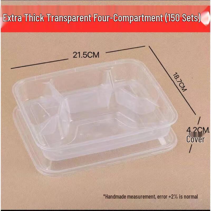 

Thickened PP Multi-Compartment Takeout Box
