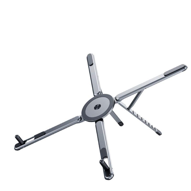 Draagbare Opvouwbare Aluminiumlegering Magnetische Standaard voor Laptops, Tablets en Telefoons