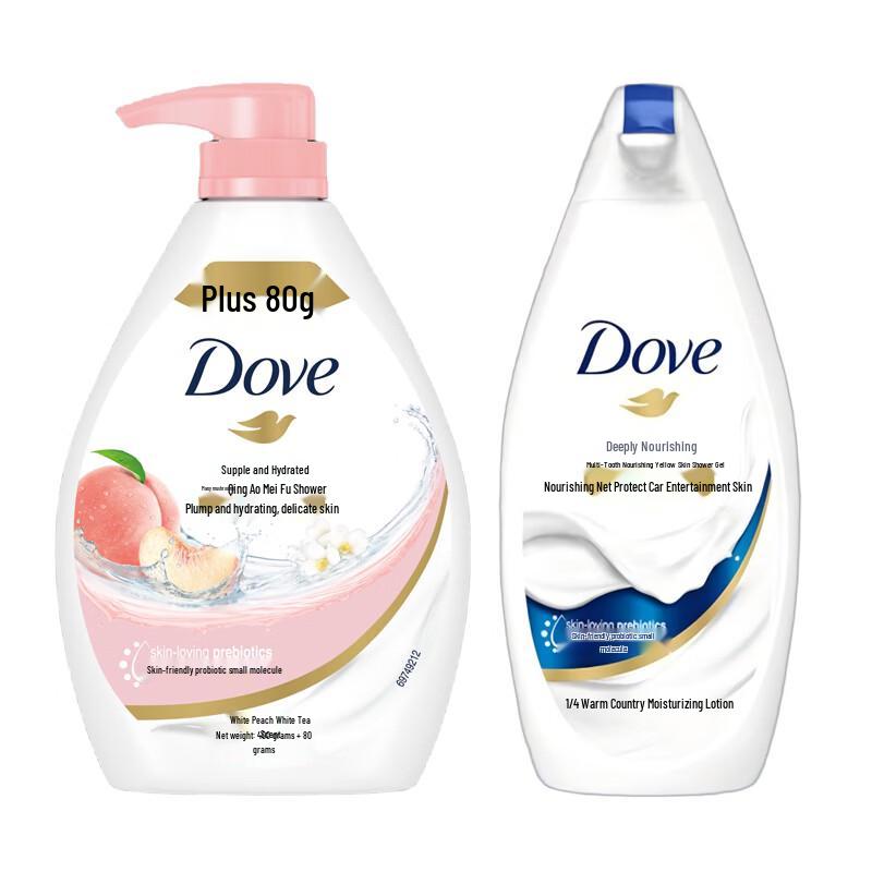 Набор молочка для душа Dove Освежающее и глубоко питающее