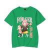 New Anime Anya Forger T-Shirt Women Fashion Harajuku T Shirt Summer Cool Short Sleeve Hip Hop Top Tee