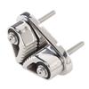 Stainless Steel Rope Clamp Cam Cleat Progressive Cam Tooth Boat Rope Cleat for Sailboat Kayak Canoe Dinghy