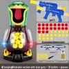 Hit Me Ducky! Parent-Child Interactive Toy with Air-Powered Soft Bullet, 3-Shot Firing for Kids 6+