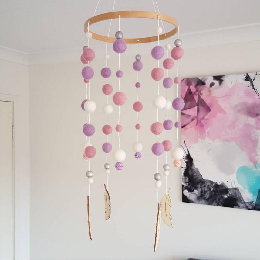 Nordic Tassel Wind Chime: Bedside Bell & Children's Room Decor – Perfect for Living Room, Shop Display, and Photography Props E18.