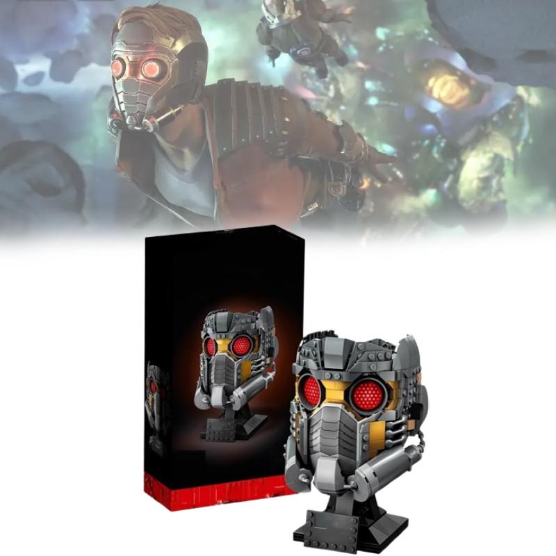 Lord Superhero Star Mask Helmet Model Assembled Small Particles Building Toy