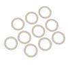 10Pcs Bicycles Pedal Spacer Crank Cycling Bike Stainless Steel Rings Washers Bike Pedal Gasket Crank Spacer Enduring