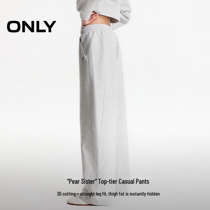 ONLY Women's Solid Straight-Leg Casual Trousers
