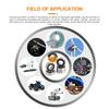 10Pcs MR84ZZ 4x8x3 Mm ABEC-7 Deep Groove Ball Bearing Miniature Bearing High Quality For Advanced Drone Aircraft Model UAV