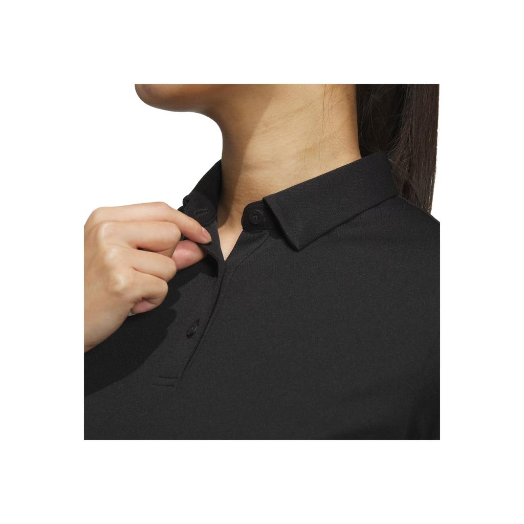 Adidas Camiseta de Golf de Manga Corta de Color Sólido, Pullover, Amigable con la Piel, para Mujer, tops JF0991