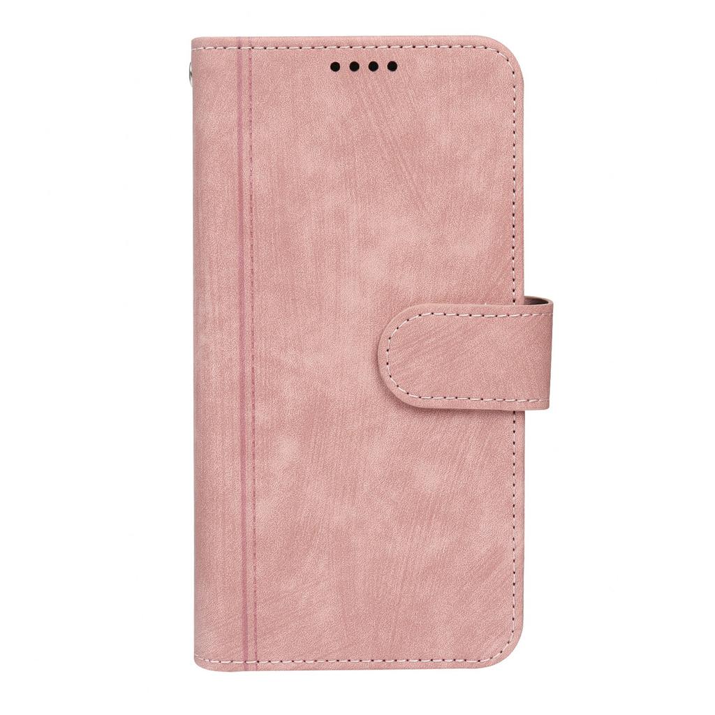 For Motorola Moto G86 5G Leather Case Line Pattern Wallet Phone Cover with 9 Card Slots