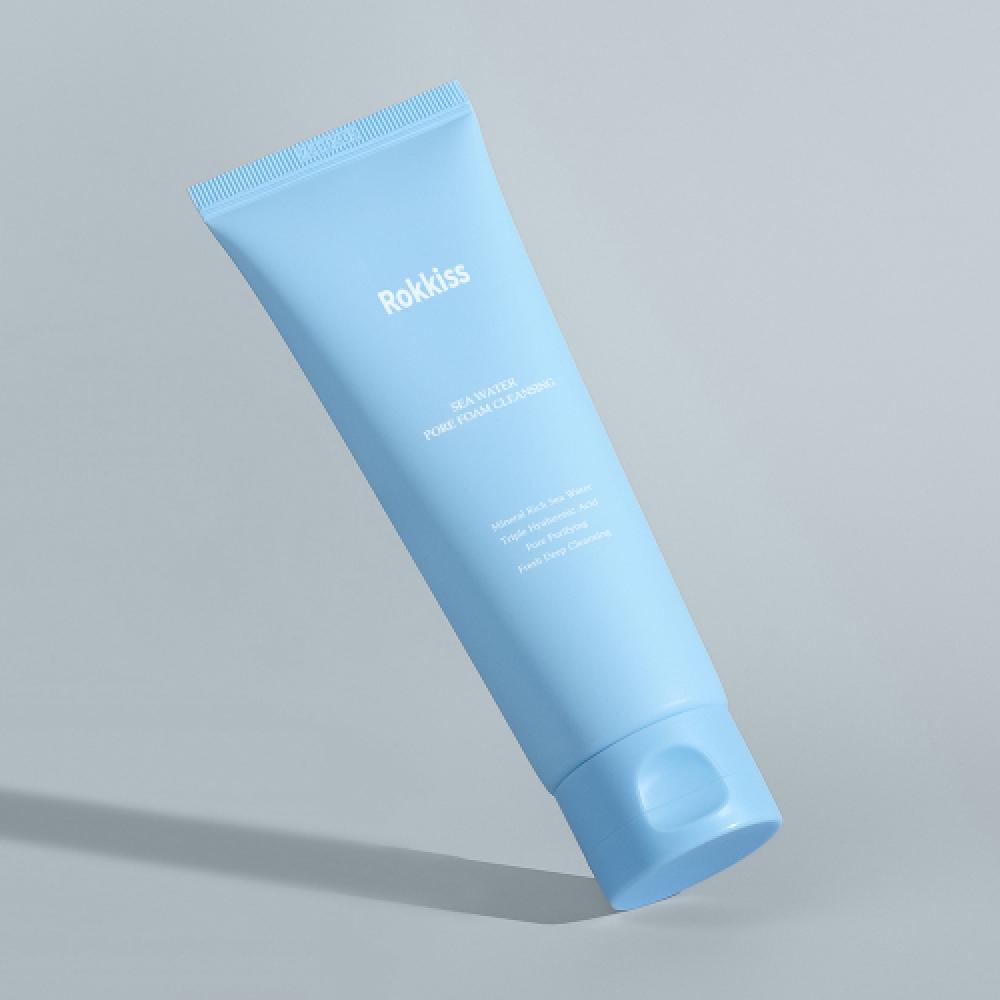 Rokkiss Sea Water Pore Foam Cleanser 120ml 1ea