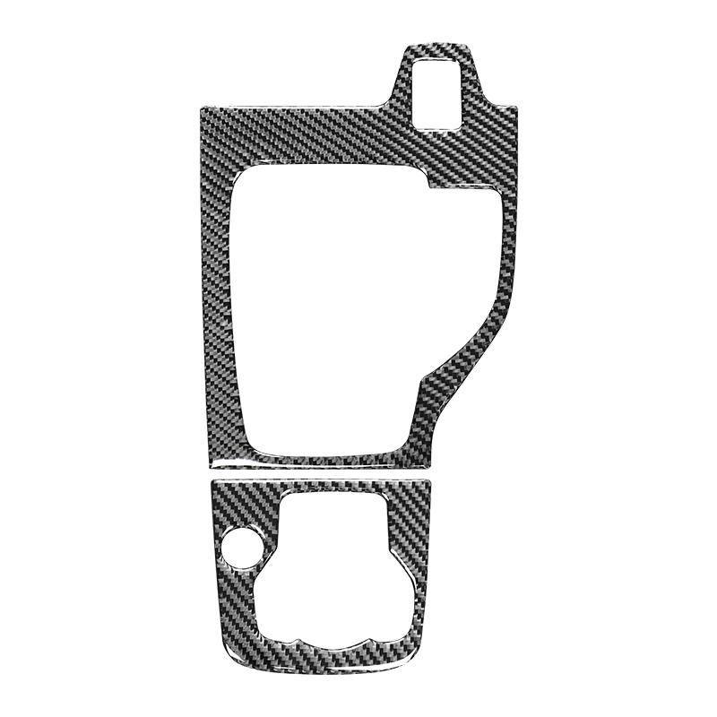 For Mazda 3 Axela 2014- Center Control Gear Panel Decor Carbon Fiber Cover Trim Strip Ide Car Interior Accessories