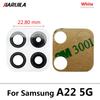 Housing Back Rear Camera Glass Lens With Cover Frame Holder For Samsung A22 5G A22 4G Black Purple Green White