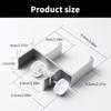 Aluminum Alloy Headphone Stand Display Holder Rack Clip on Designing for Desk Space Saving and Easy Installation