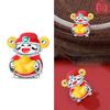 Authentic Copper Color God of Wealth Lucky Cat Lantern Lion Dance Charm Bead Charms Bead Charms Compatible With Bracelets Do It Yourself New Years Je