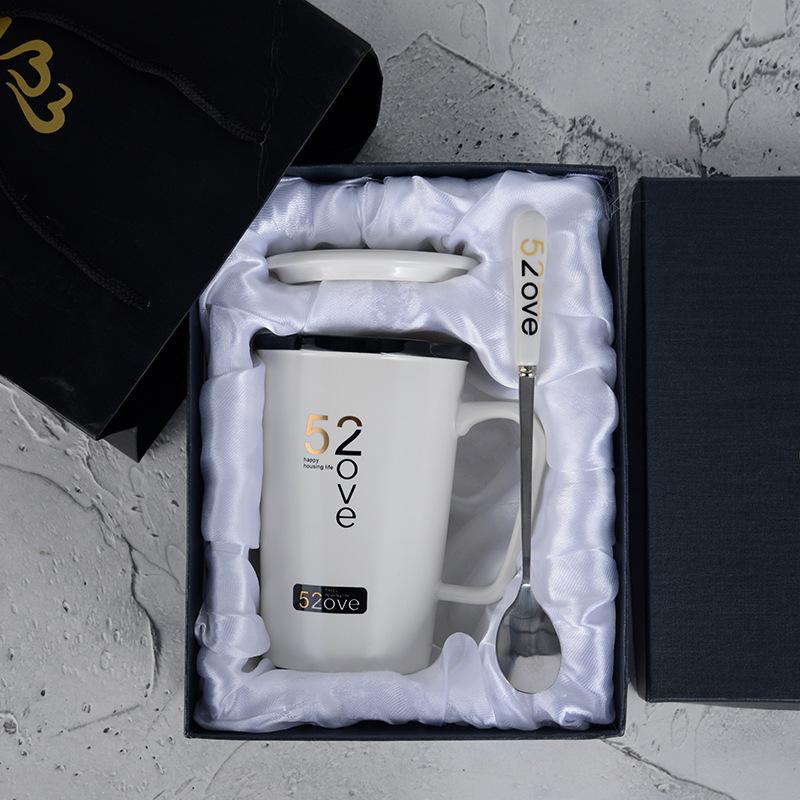 Ceramics Pair of Cups Practical Couple Cups Chinese Valentine's Day Wedding Mug Gifts