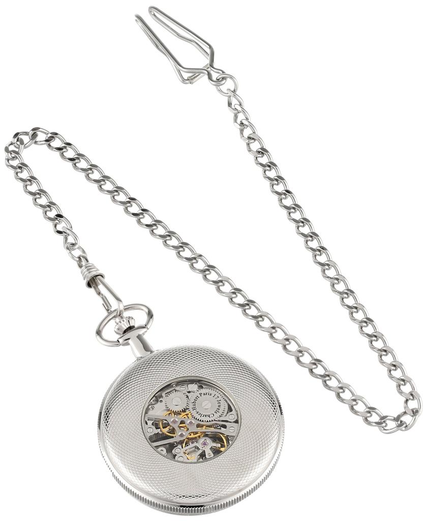 Charles-Hubert- Paris 3860 Two-Tone Mechanical Pocket Watch