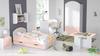 Letto per Bambini Leo 180X80 Bianco-Rosa