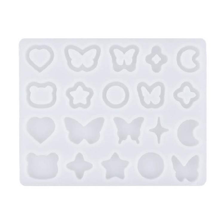 

Butterfly Heart Shaker Filler Mould Silicone Epoxy Resin Mold Jewelry Casting 1