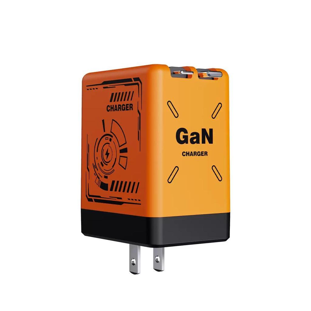 120W GaN Charger with Retractable Cable for Fast Charging Huawei and Apple Phones