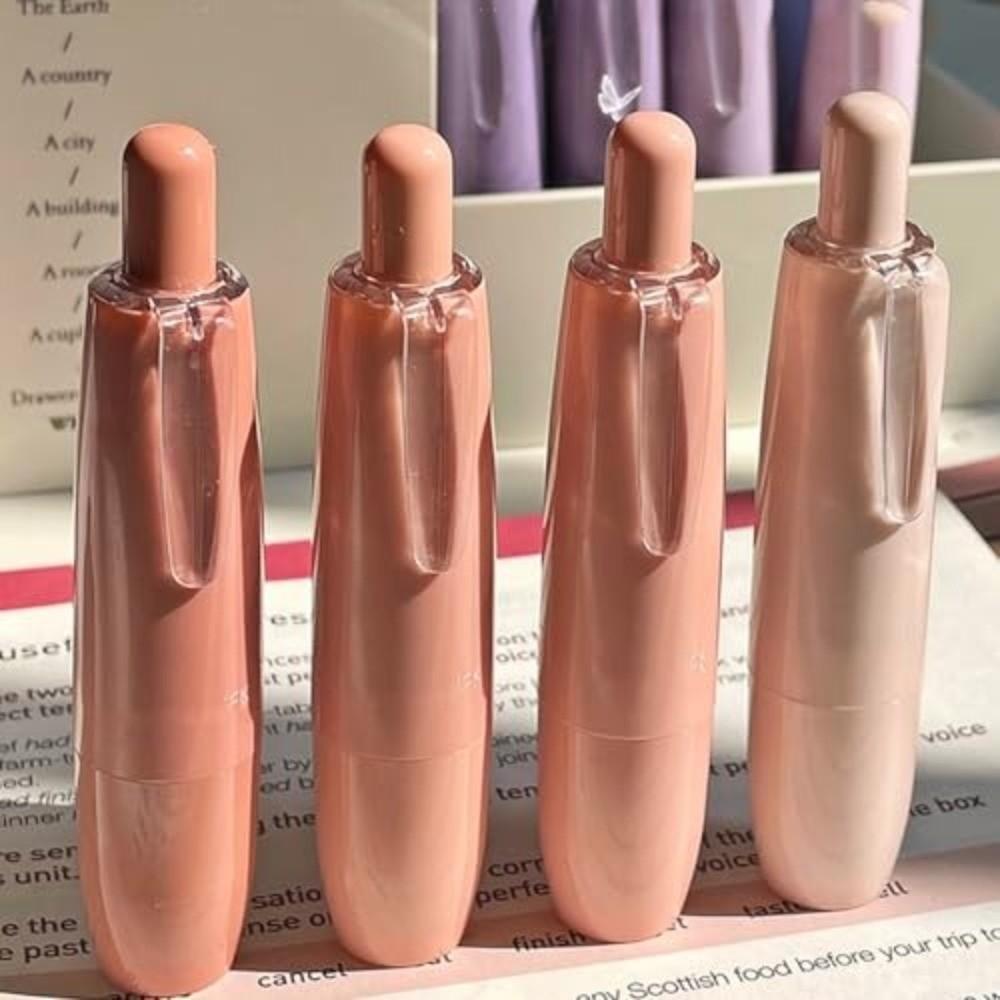 Press-type Double Sided Tape Pen White Out Eraserable Double-Sided Adhesive Dots Tape Replaceable Paper Correction