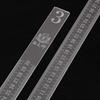 2Pcs Acrylic Baking Ruler Dough Thickness Guide Biscuit Leveling Tool Rolling Pin Companion for Consistent Pastry Crust