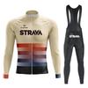 2026 Long-sleeved Cycling Suit Men's and Women's Overalls Road Bicycle Cycling Shirt Quick-drying and Breathable