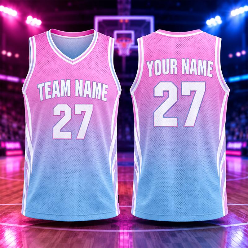 Simple Fashion Basketball Jersey Team Uniforms For Men Custom Name Team Name Number Sports Vest Loose Quick Dry Tank Tops