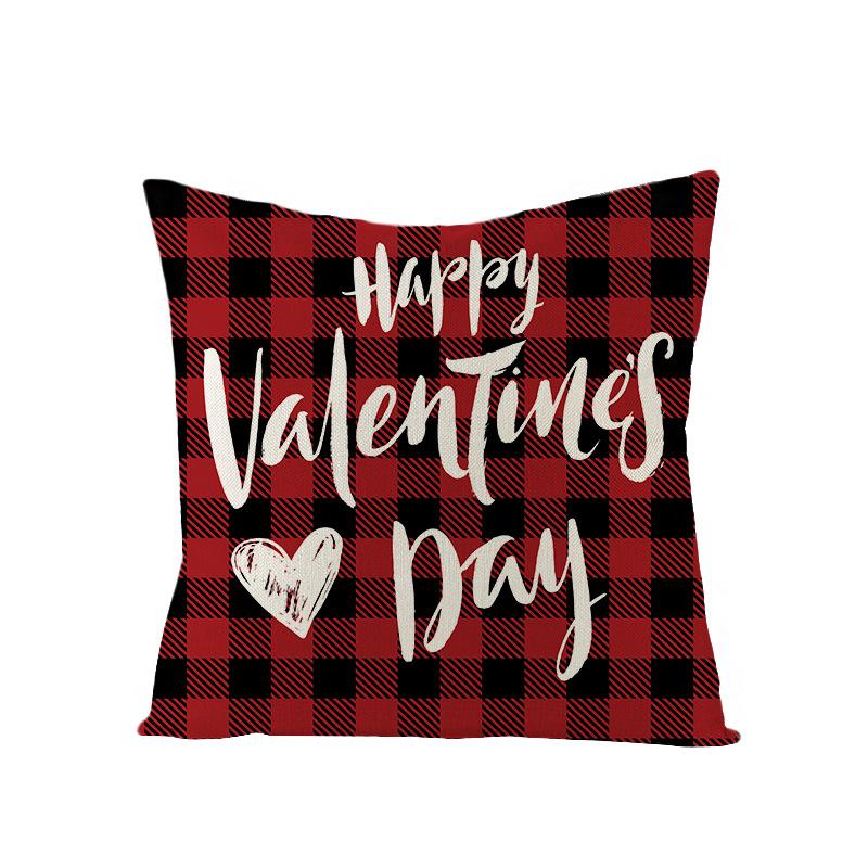 

Valentine s Day Pillow Nordic Pink Car Rose Polyester Printed Cushion Sofa Cushion Home Products 45 * 45Cm (excluding pillow core)