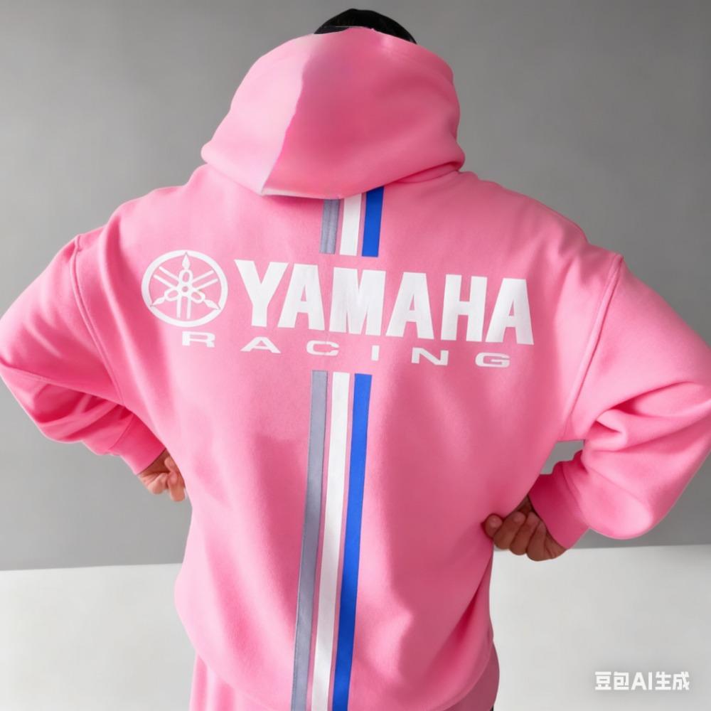 2026 Neues Yamaha Neues Herbst- und Winter-Baumwoll-Kapuzensweatshirt für Herren und Damen, übergroß, bequem und warm, Weihnachtsgeschenk