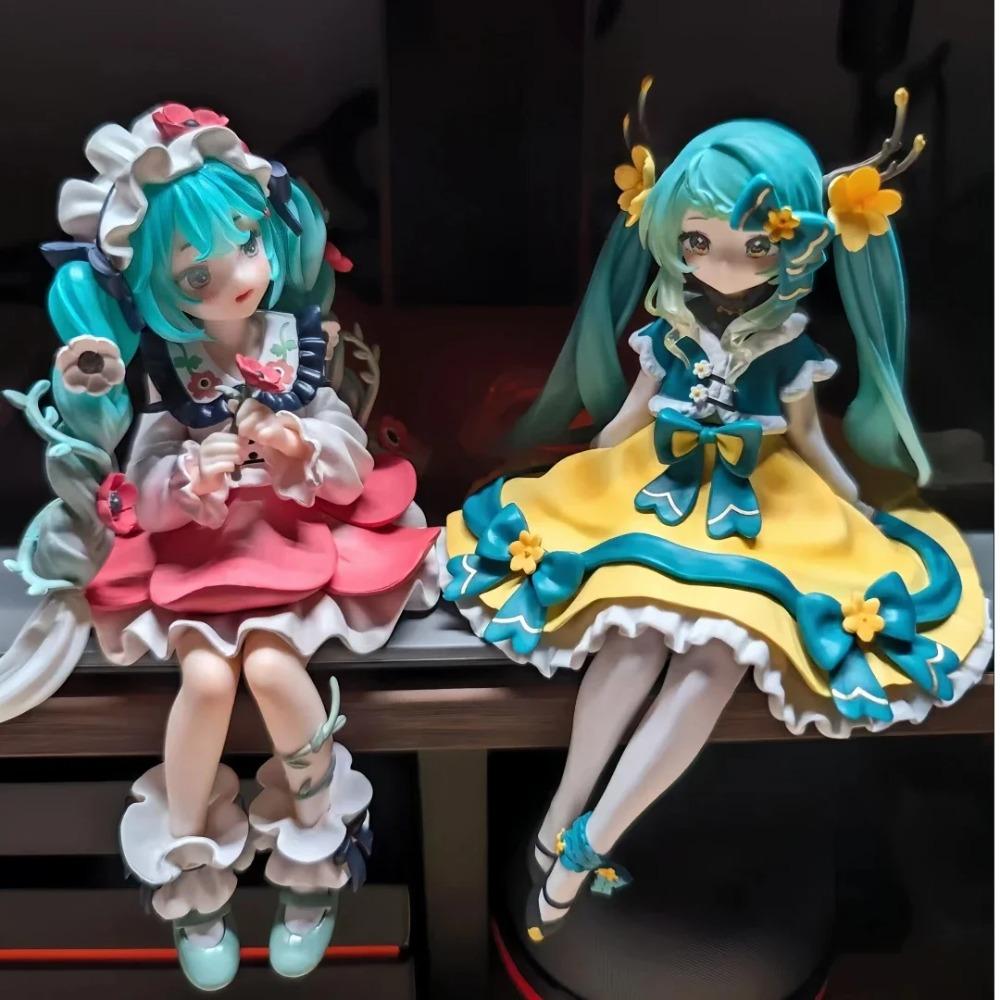 Anime figurka Hatsune Miku Hračky Květinová víla Kolekce MIKU Kawaii Kreslená PVC Akční figurka Model Panenky Narozeniny Dárky Hračky
