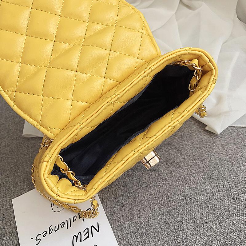 SCIONE Popular Bag Handbags Summer Small Fresh Messenger Bag Shoulder Bag Small Fragrance Rhombus Chain Bag