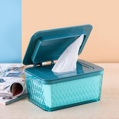 Distributeur de lingettes humides Boîte distributrice de lingettes grande capacité Boîte à lingettes anti-poussière avec couvercle Garde les lingettes pour couches fraîches