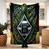 Borussia Mönchengladbach Print Decke - Weich & Bequem, für Schlafzimmer, Reisen, Sofa, Heimdekoration - Geburtstags-Weihnachtsgeschenk für Freund