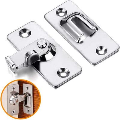 90 Degree Door Lock Flip Latch Gate Latches Safety Door Lock for Barn Wood Fence Sliding Doors,304 Stainless Steel Gate Hardware