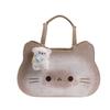 Stylish Large-capacity Underarm Bag Female New Cute Cartoon Cat Tote Bag Multi-functional Backpack