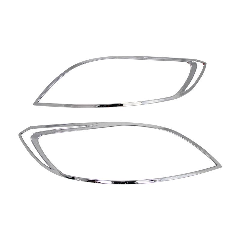 Chrome Headlight Frame for 12-14 GAC Trumpchi GS5 - Electroplated Lampshade Decoration.