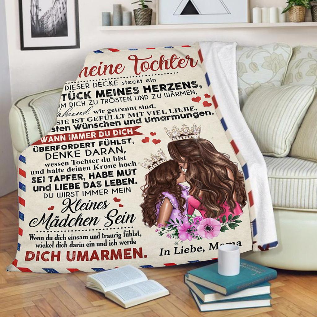 Comfortable Wrap Blanket Perfect Letter Blanket A Gift For Family Mothers' Day