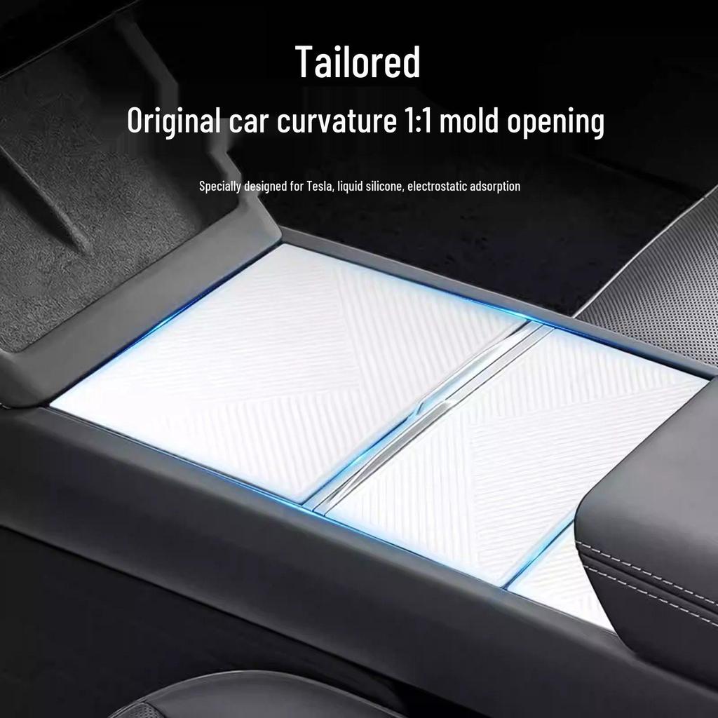 Tesla Model 3/Y Central Control Silicone Protective Film & Interior Accessory