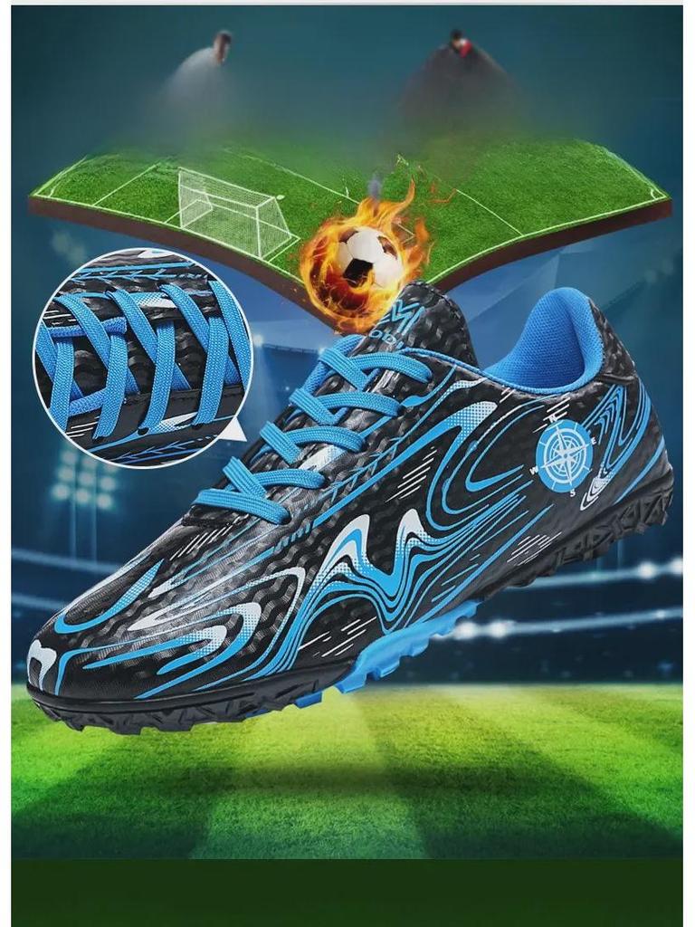 Kinder Fußballschuhe mit langen Stollen - Jungen & Mädchen TF Stollen für Training & Jugendwettkämpfe