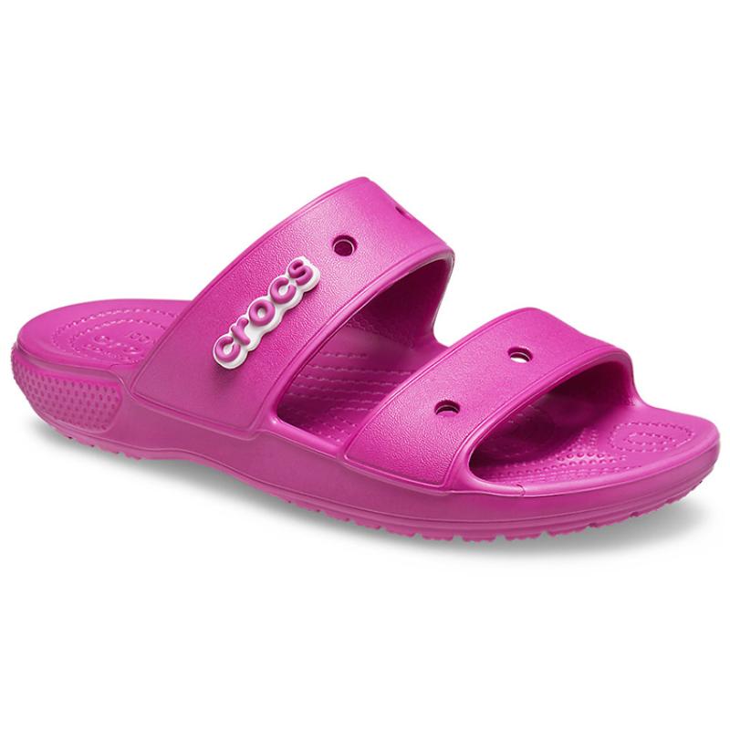 Crocs Classic Cozy Slippers Unisex Purple Red Sandals