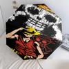 1 PC Automatic Folding Umbrella - Luffy D Pattern Portable Foldable Design With 8 Ribs Christmas Birthday Gifts