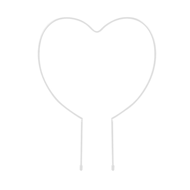 

Подставка для садовых растений, симпатичная металлическая круглая рама в форме сердца, комнатные аксессуары для бонсай, органайзер для цветочных горшков