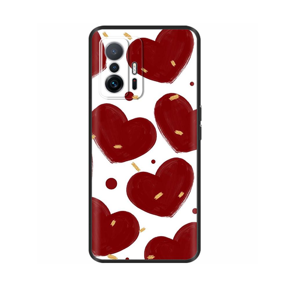 Phone Case For Xiaomi 11T Mi 11 T Pro Case Silicone Soft TPU Back Cover For Xiaomi11T Pro Case Protective Cartoon Shells Fundas