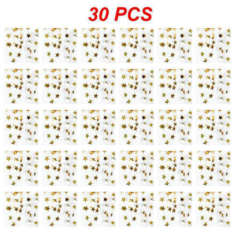 10~40 szt. Gwiazda Dysk Impreza Kwiat Trwałe Tło do Zdjęć 4 Metry 6 Opcjonalnych Dekoracji na Przyjęcie Urodzinowe Szycie Papierowy Kwiat