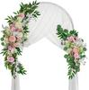 Wedding Arrangement Three-Piece Arch Flower Welcome Area Arch Door Banquet Style Dining Table Door Decoration Simulation Flower