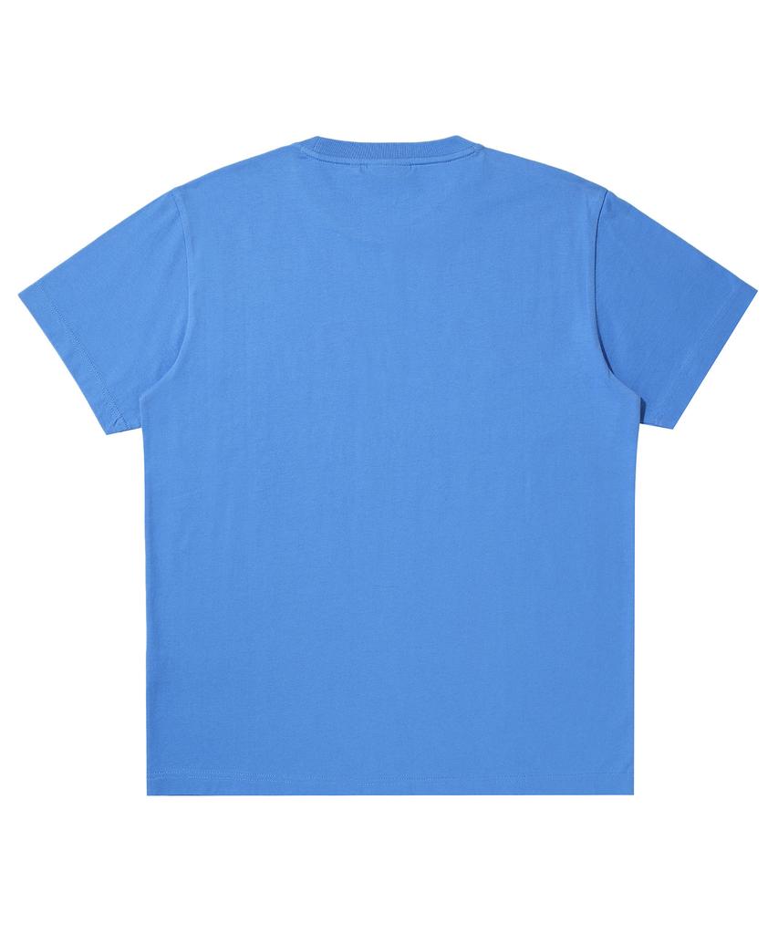 Syupeodeulai Vintage Logo T-Shirt Blue