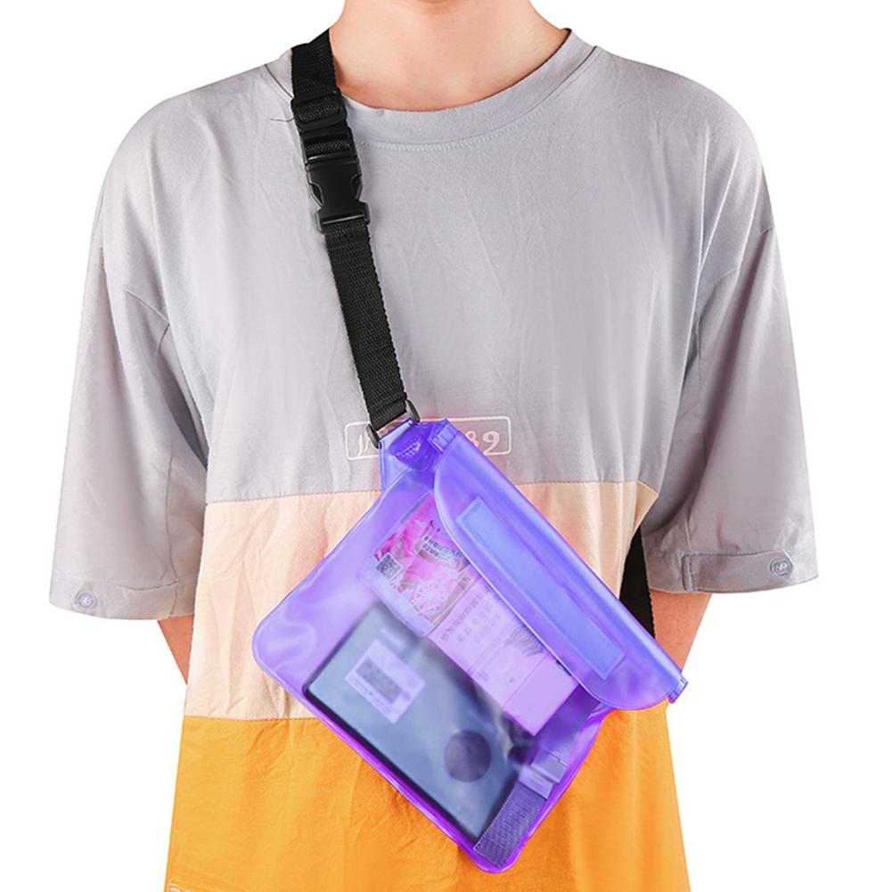 Waterproof Bag Lightweight Waist Bag Sealed Ultra-thin Dry Bag Large Capacity Swimming Bag Multifunction for Outdoor Swimming