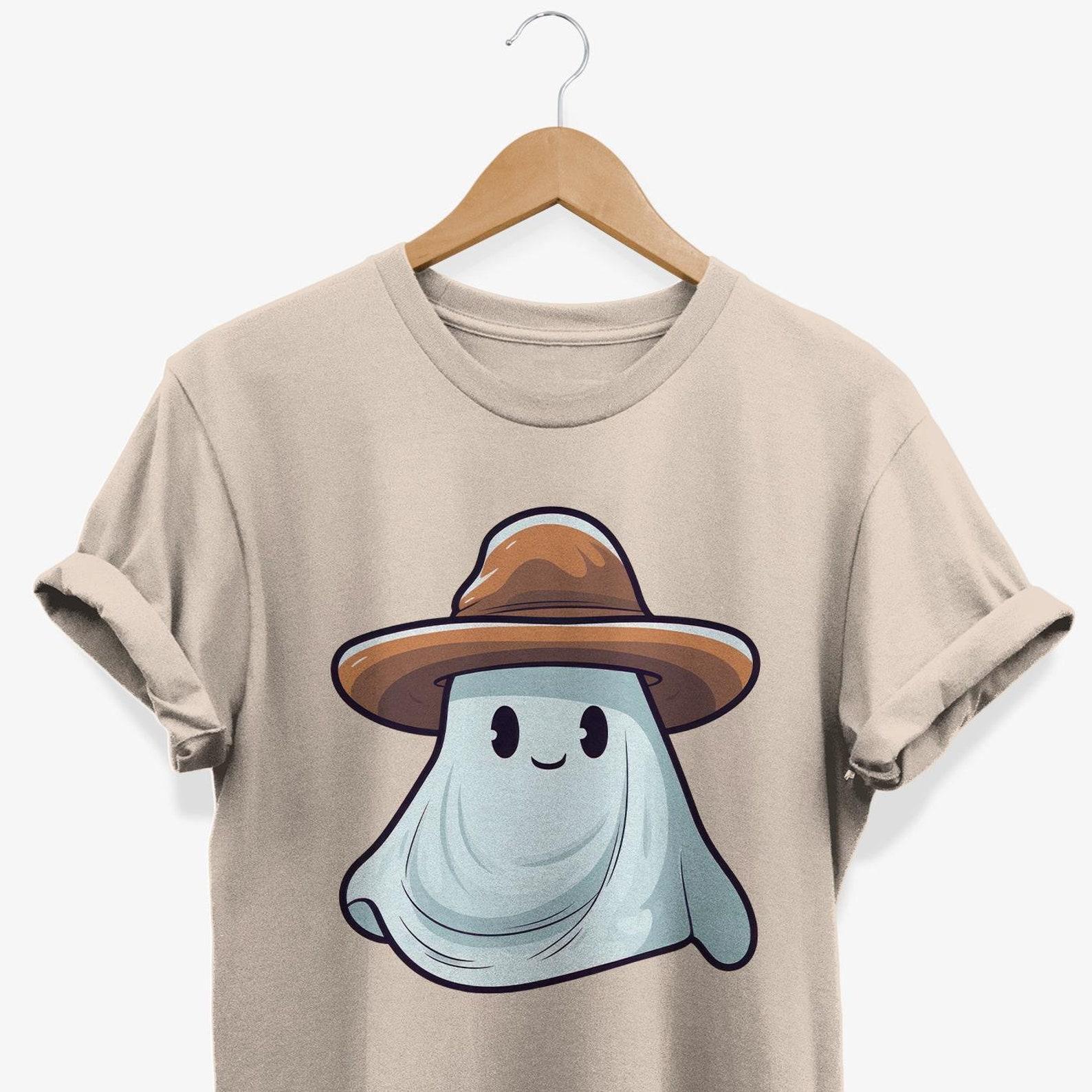 Cowboy Ghost T-shirt: Kawaii Western Graphic Tee 3XL