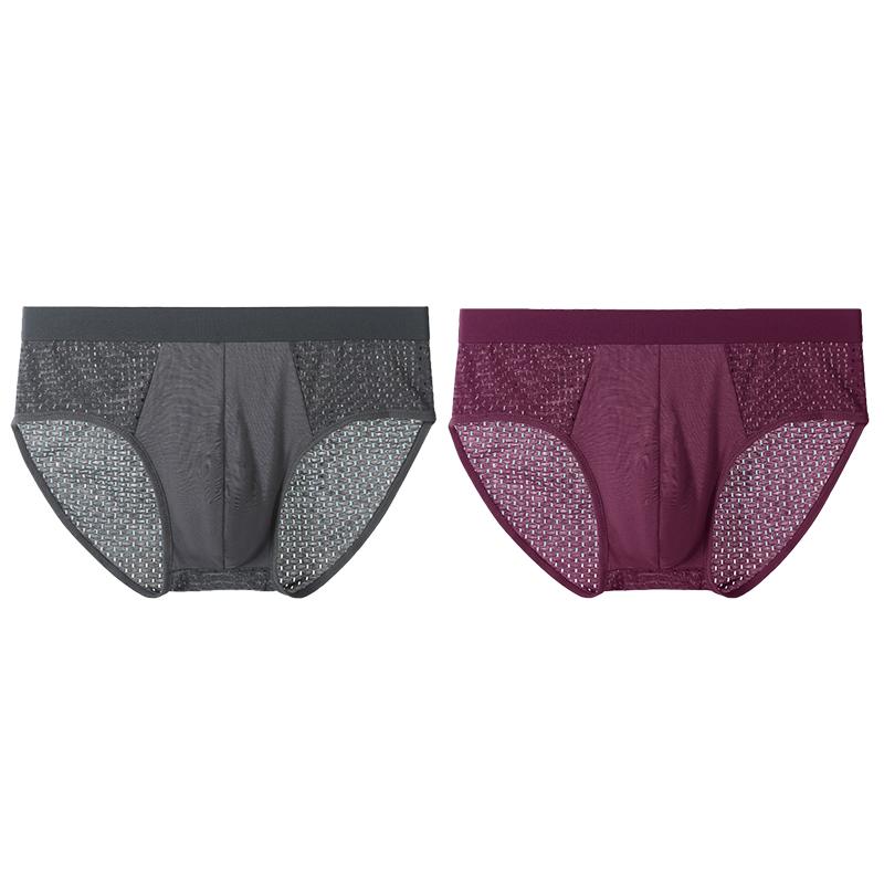 

Чоловічі боксери з бамбукової сітки, нижня білизна Hombre, дихаючі, сексуальні трусики, чоловічі шорти, білизна, труси 4XL