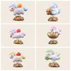 Shake Zodiac Pony Sway Ornaments Cartoon Resin New Year Desktop Ornament Pony Shape Kawaii Zodiac Horse Statue Good Luck